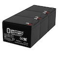 Mighty Max Battery 12V 12Ah F2 Scooter Battery Replaces Johnson Controls JC12120 - 3 Pack ML12-12F2MP3389100